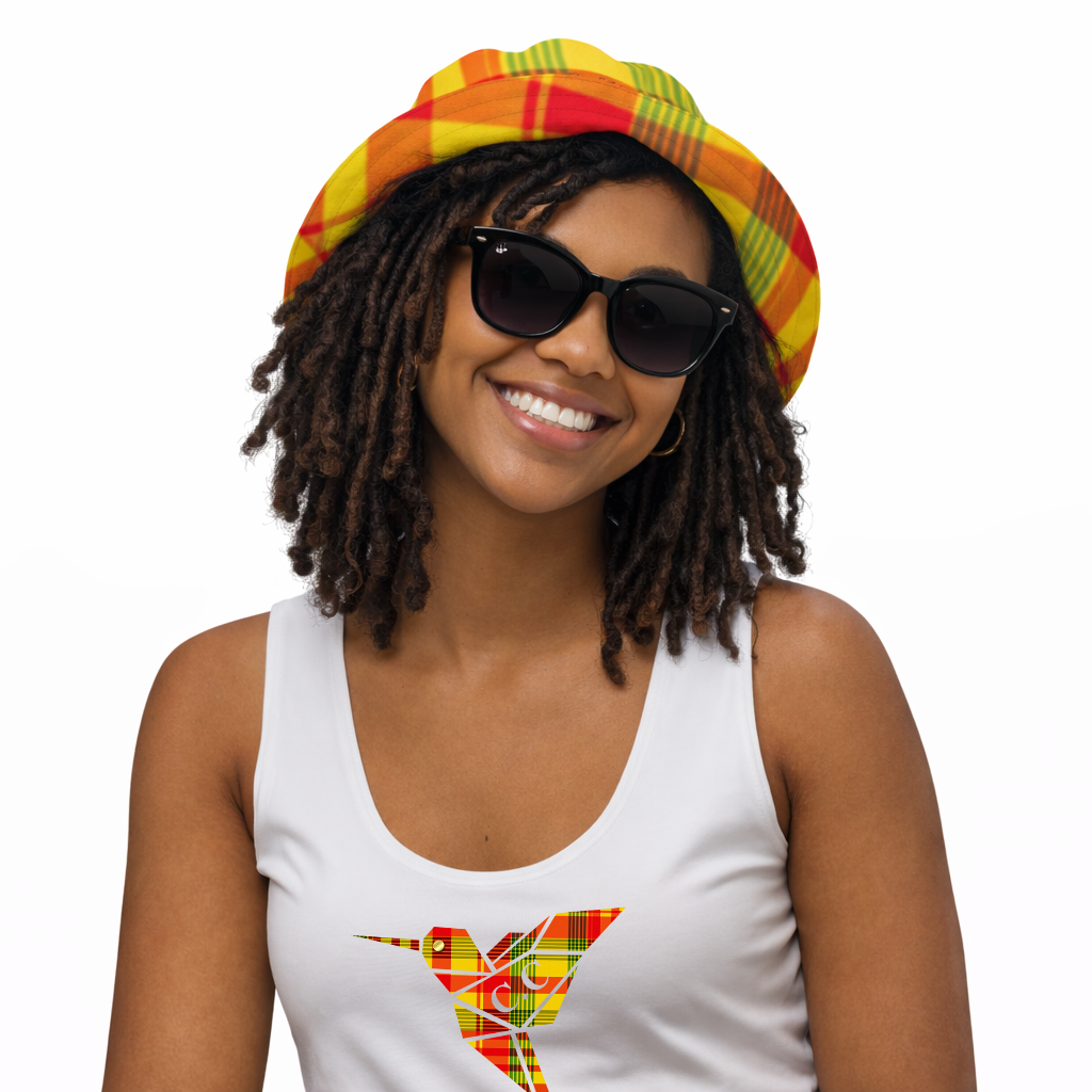 Bob réversible Madras Sunshine