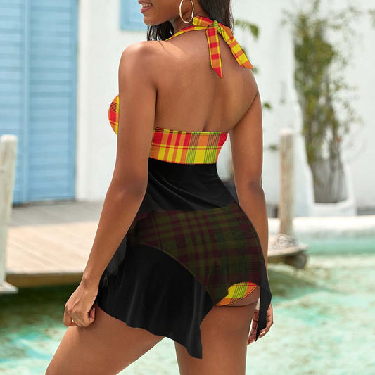Bikini à voile Madras Sunshine
