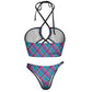 Bikini Papillon Madras Violetta