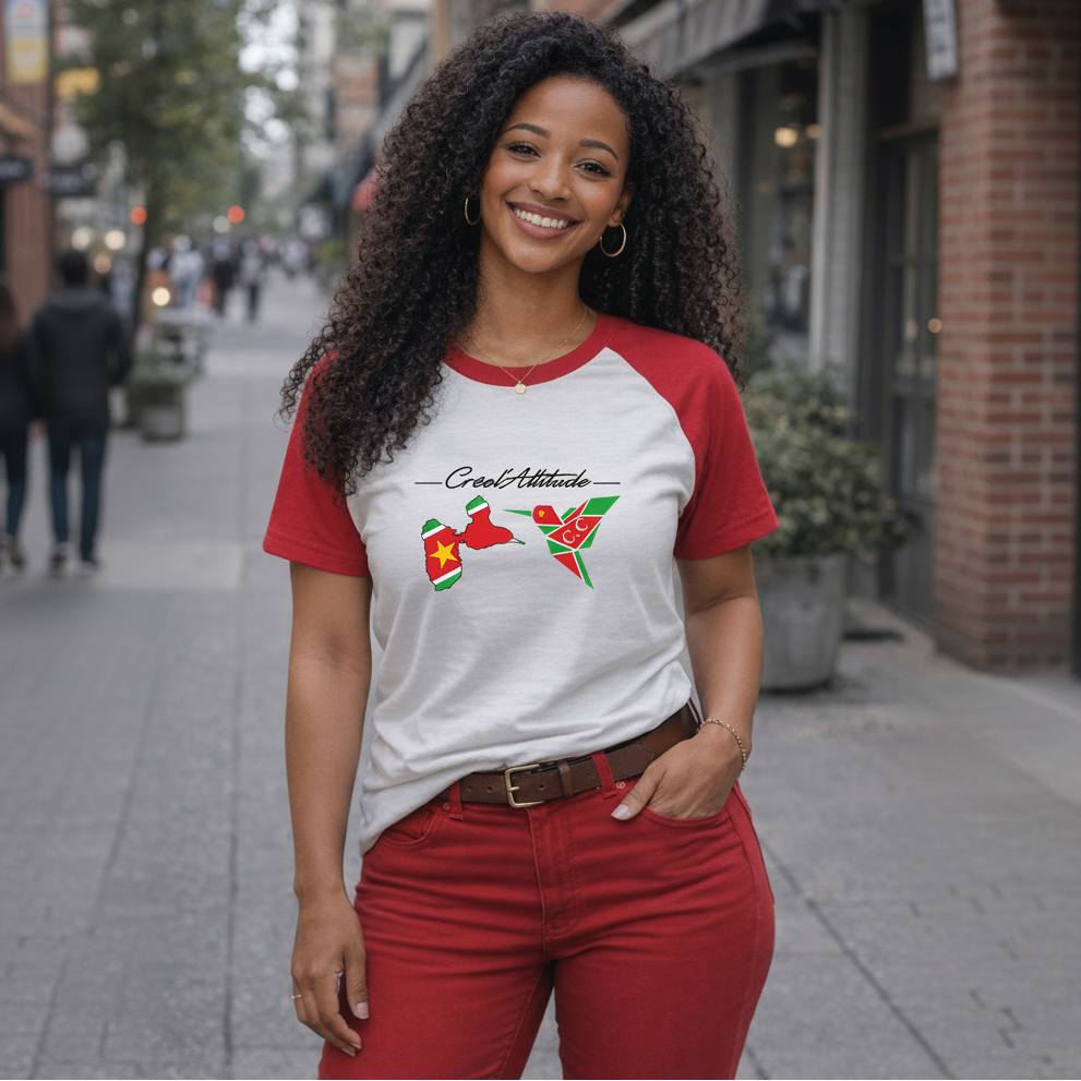 Tee-shirt unisexe Bi-colore Colibri's Péyi