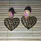 Boucles d'oreilles Mam'coeur Madras