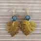Boucles d'oreilles Monsterya Tropicale