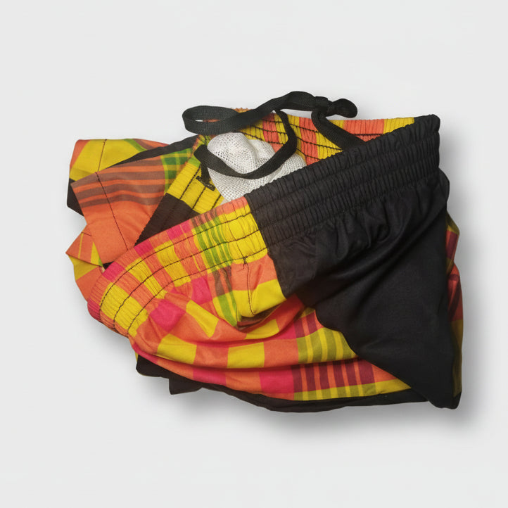 Short Madras Sunshine