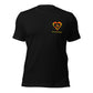 T-shirt ajusté Unisexe Coeur poitrine Madras Sunshine Kè an mwen