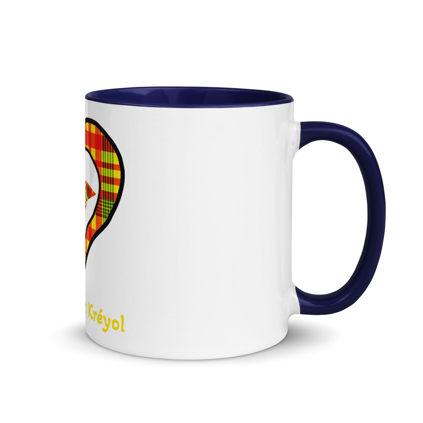 Mug Intérieur Coloré Madras Sun kè an mwen