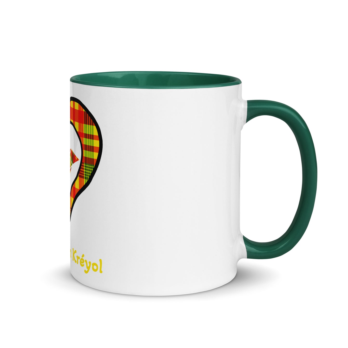 Mug Intérieur Coloré Madras Sun kè an mwen