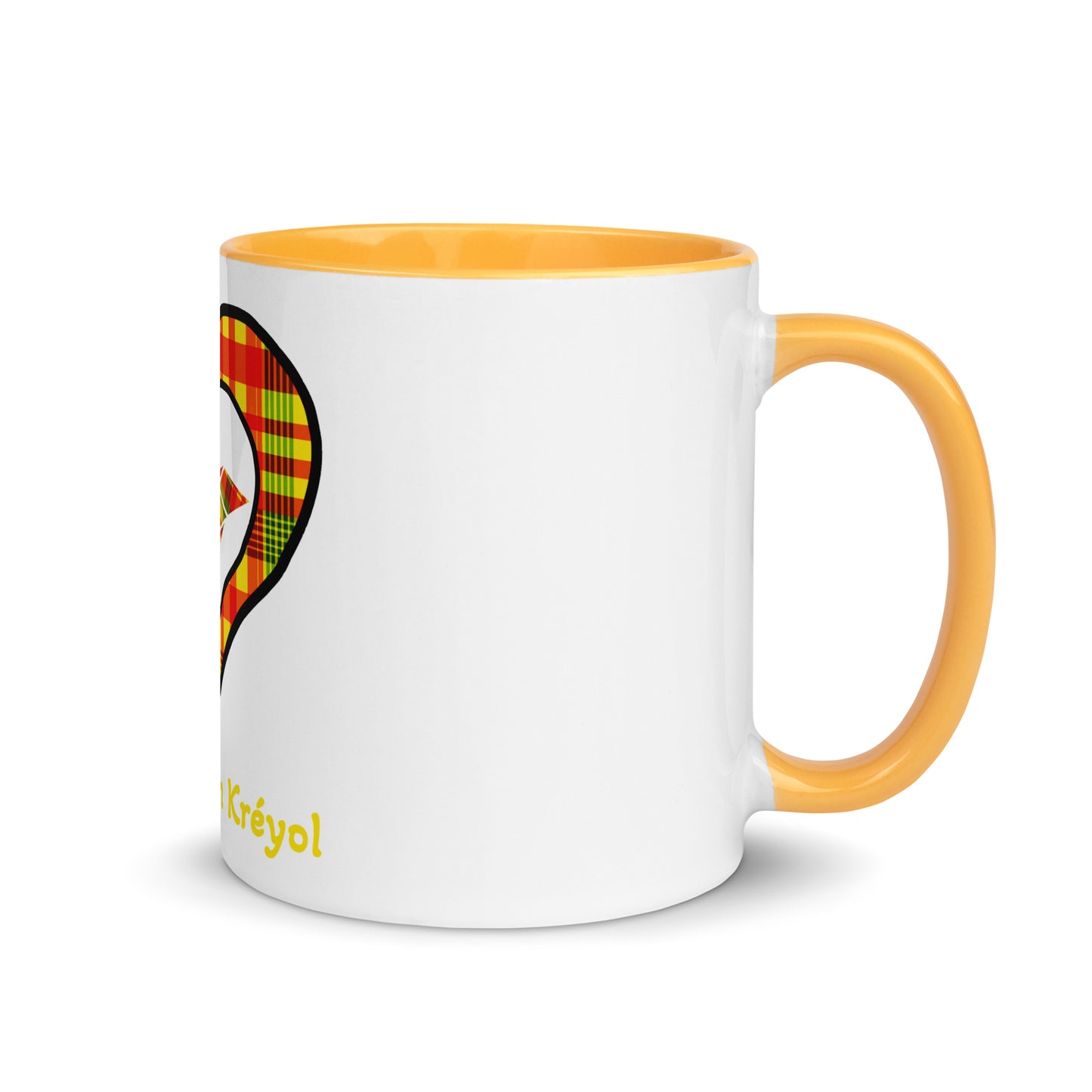 Mug Intérieur Coloré Madras Sun kè an mwen