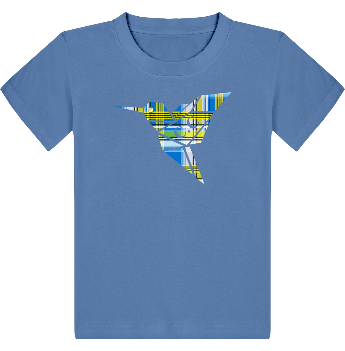 T-shirt Enfant C.C Madras Bleu