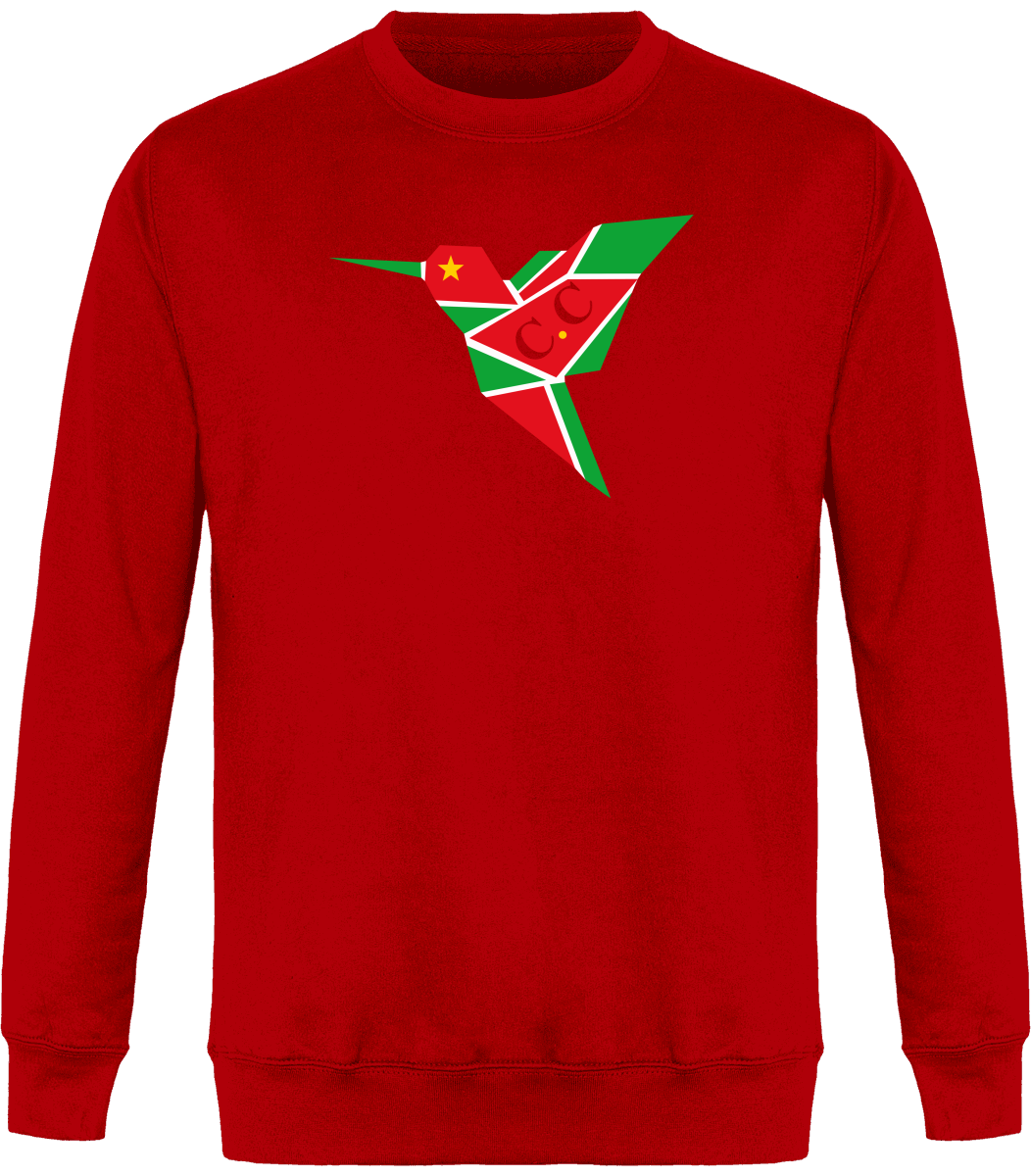 Sweat Col Rond Unisexe C.C GwadaStyl'