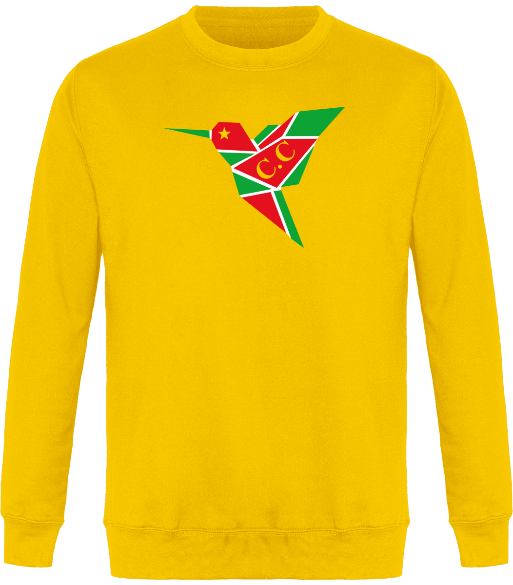 Sweat Col Rond Unisexe C.C GwadaStyl'