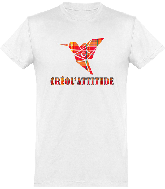 Tee-Shirt unisexe C.C Madras rouge Créol'Attitude