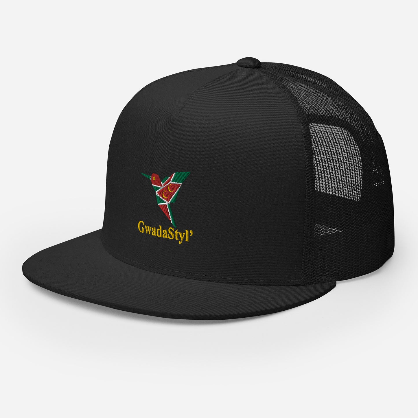 Casquette brodée Trucker Gwadastyl'