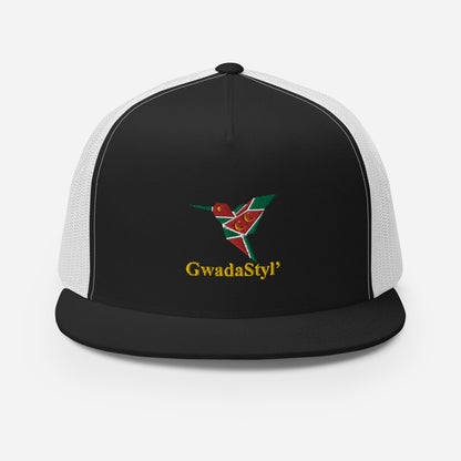 Casquette brodée Trucker Gwadastyl'