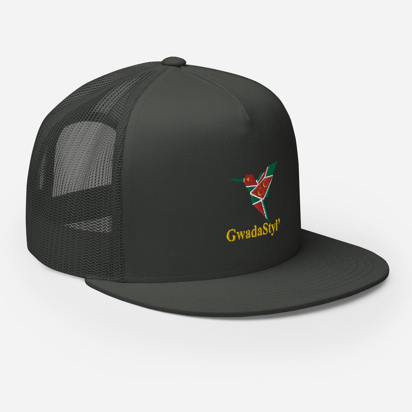 Casquette brodée Trucker Gwadastyl'