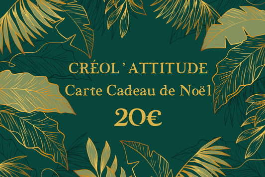 Carte cadeau Noël Créol'Attitude